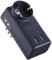Electraline 70024 Adattatore Multipresa, Nero, 6 Posti
