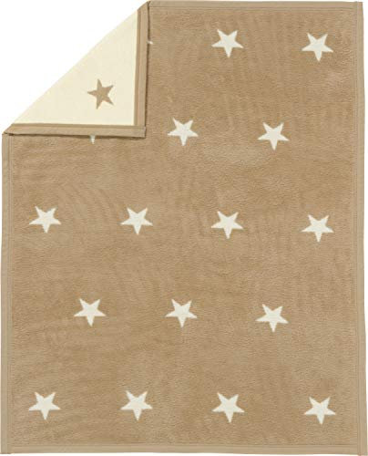 Ibena Wohndecke Baumwollmischung beige Größe 150x200 cm