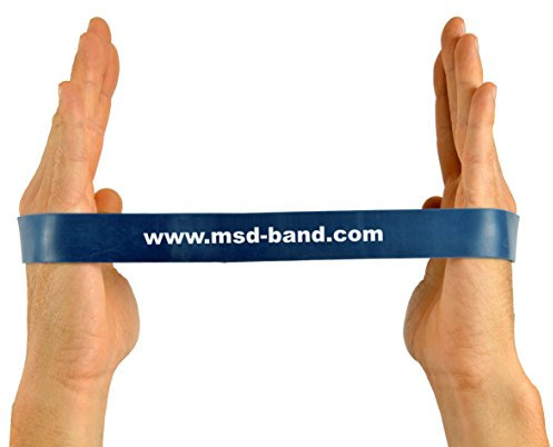 MSD Band Loop – Blau – Extra starkes, elastisches geschlossenes Stirnband für Pilates Yoga Fitness