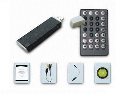 Sabrent TV-USBST Mini Stick USB 2.0 TV Tuner Videoaufnahme mit Fernbedienung