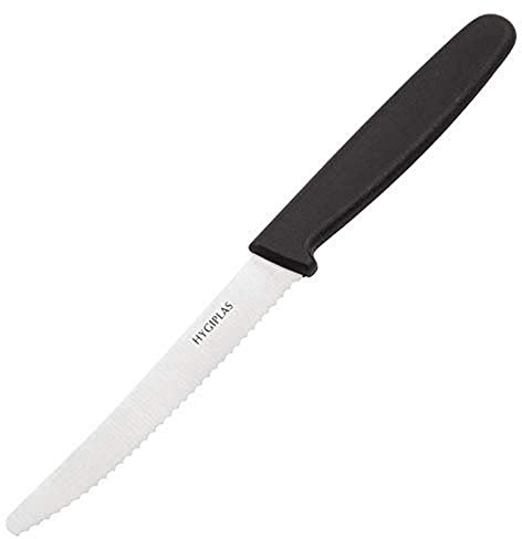 Hygiplas gekarteld tomatenmes 10cm zwart