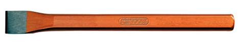 KS Tools 162.0104 Flachmeißel, oval, 175mm