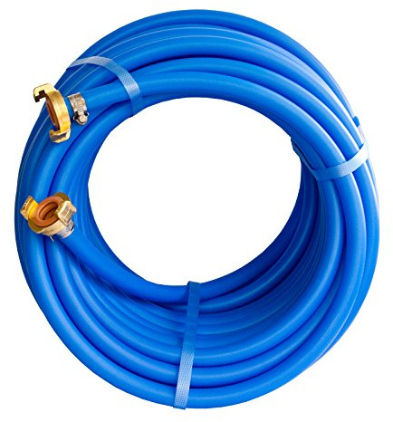 Quarzflex® Trinkwasserschlauch 19 mm (3/4), 20 m Rolle, komplett monitiert mit GEKA Plus Trinkwasser Kupplungen