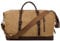 S-ZONE Reisetasche 52-55L Vintage Canvas Crazy Horse Leder Trim Unisex Handgepäck Weekender Tasche Sporttasche für Reise Wochenende Urlaub
