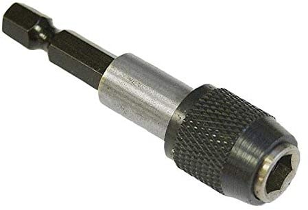 Faithfull 1/4in Magnetic Bit Holder, 60mm Length, Hardened & Tempered Steel Shaft