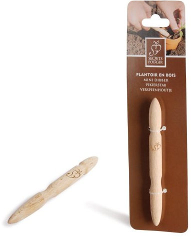 Esschert Design Pikierstab, Pflanzhilfe aus Holz, ca. 8 cm x 2 cm x 32 cm