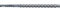 Izar 36863 Broca-Martillo SDS Plus Zentro 4+, Hormigón Reforzado, 1891, 16.0 mm Diámetro Corte, 210 mm Longitud Corte, 260 mm Longitud