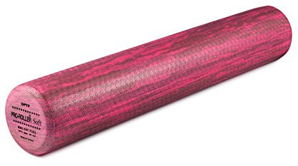 Optp Pro Schaumstoffrolle – weicher rosa Marmor, rund, 91,4 x 15,2 cm