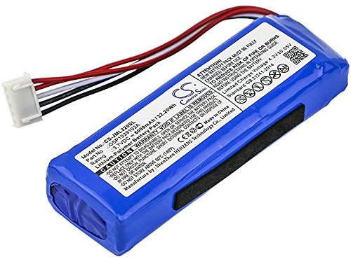 CS-JML320SL Battery 6000mAh Compatible with [JBL] Charge 3 2016, Charge 3 2016 Version Replaces GSP1029102A