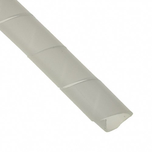 Cable-Core Spiral Binding - WHITE NATURAL Cable Tidy Wrap 22mm x 2m