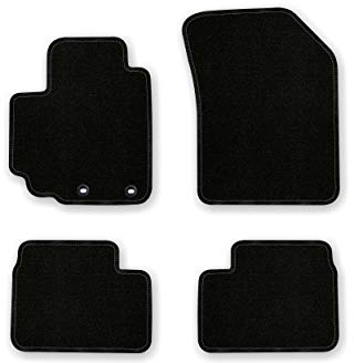 Bär-AfC Auto Fußmatten Basic passend für Suzuki Swift FZ/NZ 2010-2017, Autoteppiche Nadelvlies Schwarz, Rand Kettelung Schwarz, Set 4-teilig, SU03770