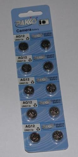 10 x AG12 386 Alkaline Coin Cell Button 1.5v Battery