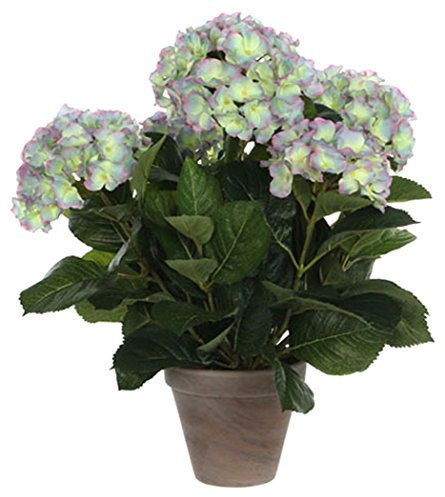 Mica decorations Hydrangea Pflanze, Violett, h45xd45cm