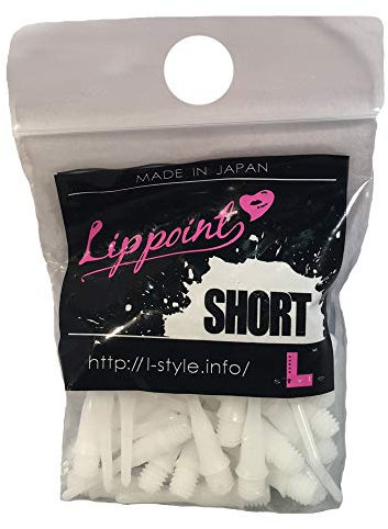 LSTYLE Dartspitzen: kurzer Lippoint - weiche Dartspitzen - 2BA Gewinde - Snow