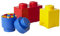 LEGO Storage Brick Multipack S, Stackable Storage Boxes, Set of 3 pcs, Desk Storage, LEGO Organizer, Toy Box, Home Decor, Red, Yellow, Blue