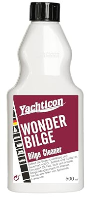 Yachticon Wonder Bilge 0,5 Liter – Hochleistungs-Bilgenreiniger für Boot & Yacht, entfernt Öl, Diesel, Schlick & Gerüche in der Bilge