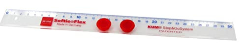 KUM Softie Flex L03 30cm Lineal mit Stop&Go Grips