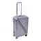 Cool-9 Aluminium-Reisekoffer/Boardtrolly dunkel grau S, 36 Liter Volumen, mit TSA Zahlenschloss, Teleskopgriff, 4 Leichtlaufdoppelrollen, edles Design aus Aluminium