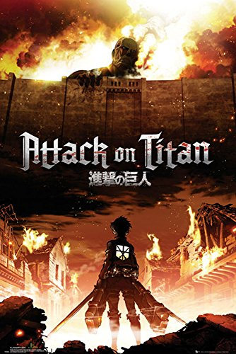 Attack on Titan - Key Art - Manga Anime Angriff auf die Titanen Poster Plakat Druck- Größe 61x91,5 cm