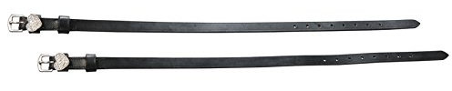 RIDING WORLD Unisex Erwachsene 922070 Sporenriemen, Schwarz, N/A