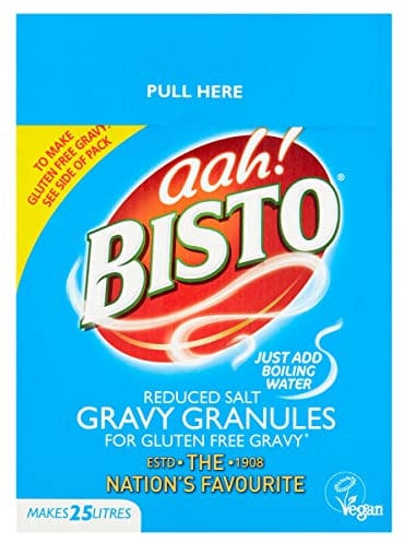 Bisto Flavoursome & Delicious Gluten Free Reduced Salt Gravy Granules for Hearty Family Mealtimes, 1.8 kg Tub (Pack of 1)