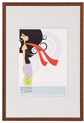 walther design Bilderrahmen bronze 20 x 25 cm New Lifestyle Kunststoffrahmen KV025J
