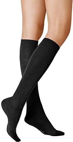 KUNERT Damen Kniestrümpfe Soft Wool Cotton weich