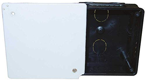 PROTEC.CLASS UP-Abzweigkasten schwarz m. Deckel weiss PAZK 8080