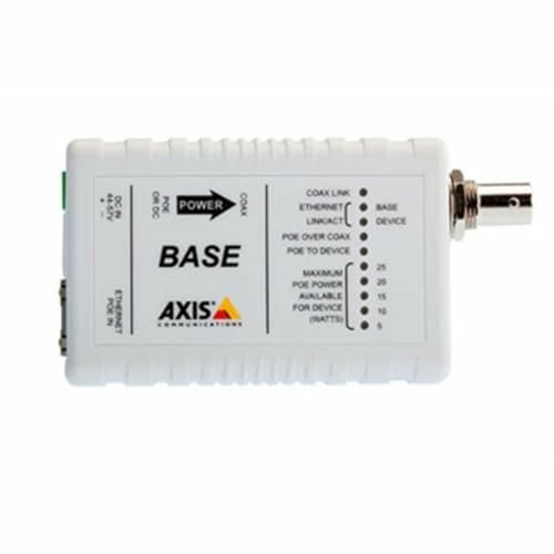 Axis T8640 POE+ over Coax Adapter
