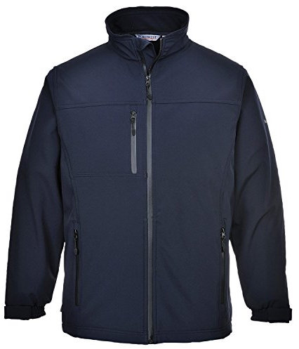 Portwest Chaqueta Softshell (3 Capas), Tamaño: M, Color: Marino, TK50NARM