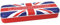 Stiftebox, Union-Jack-Design mit Aufschrift London, Blech