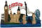 London Geschenk / Souvenir Magnete - Weiß Collage