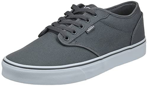 Vans Men's Atwood Trainers, Grey Canvas Pewter White, 7 UK