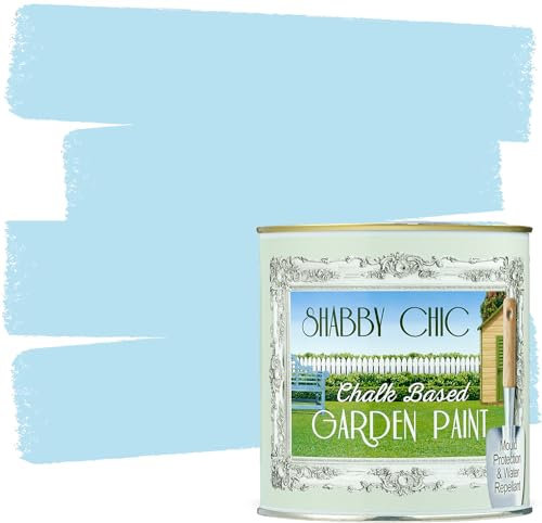 Shabby Chic Chalk Based Garden Paint 250ml (China Blue)