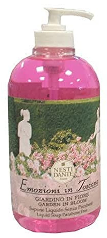 Nesti Dante Emozioni in Toscana (Garden in Bloom Liquid Soap/Flüssigseife 500 ml, Unisex, für alle Hauttypen geeignet) 661201