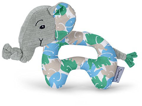 Sterntaler 3301518 - Greifling Elefant Babyspielzeug, grau
