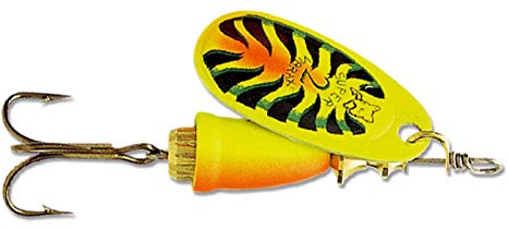 Blue Fox Super Vibrax Classic Spinner – 1/226.8 g – Fire Tiger