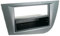 ACV Electronic Façade d'autoradio double DIN pour Seat Leon 1P modèles à partir de 2005 Anthracite