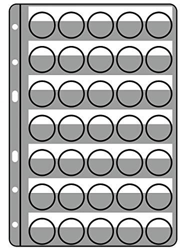 5 recharges transparentes COMPART pour 35 plaques de muselet/capsules de bière