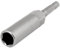 sourcing map 10 mm Douille Visseuse Douille Tournevis, Tige hexagonale de 1/4 de pouce, longueur de 80 mm, Adaptateur Embout pour Vissage Dévissage écrous gris