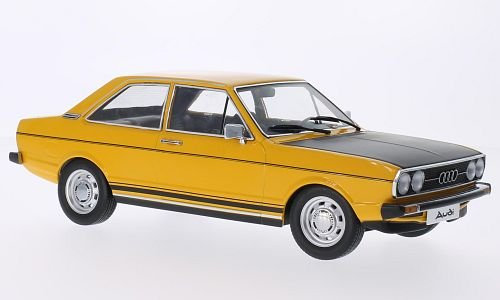 Audi 80 GTE, dunkelgelb/matt-schwarz, Modellauto, Fertigmodell, KK-Scale 1:18