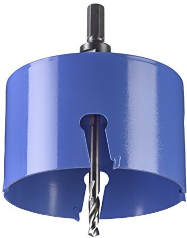 kwb Scie universelle de trou - taille de 90 mm de diamètre, dents de carbure extra pointues, perceuse centrale de 8 mm