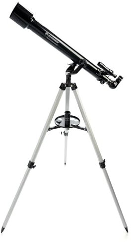 Celestron 21041 PowerSeeker 60AZ Refractor Telescope, Black