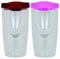 Vino2Go Wine Tumblers, 10-Ounce, Set of 2, Merlot and Pink