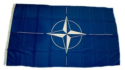 Flagge Fahne NATO 90 x 150 cm FLAGGENMAE® Fahnen