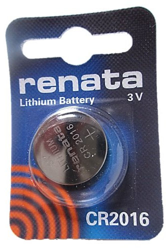 5 x Renata CR2016 Lithium Batterien