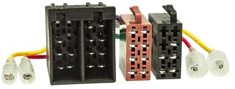 tomzz Audio 7000-000 Autoradio Adapter Kabel Universal ISO Stecker auf ISO Buchse Adapterkabel Verlängerung Klemme15/30 variabel steckbar passt für Opel VW Mercedes Renault
