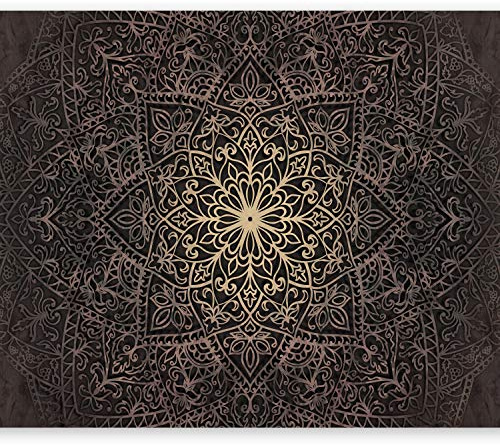 Wallpaper, Wall Mural 300x210 cm Non-Woven Premium Art Print Fleece Wall | Mural Decoration Poster Picture Design Modern abstract mandala oriental