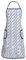 Premier Housewares Apron For Women 100% Cotton Cooking Aprons For Women with Neck Strap and Waist Ties Baking Apron Cotton Apron Blue 30.5 X 16.5 X 2