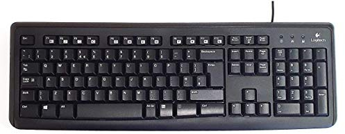 Logitech 920-005016 K110 USB Keyboard UK Black